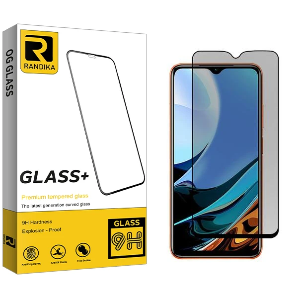 محافظ صفحه نمایش حریم شخصی راندیکا مدل RK مناسب برای گوشی موبایل شیائومی Redmi 9T
