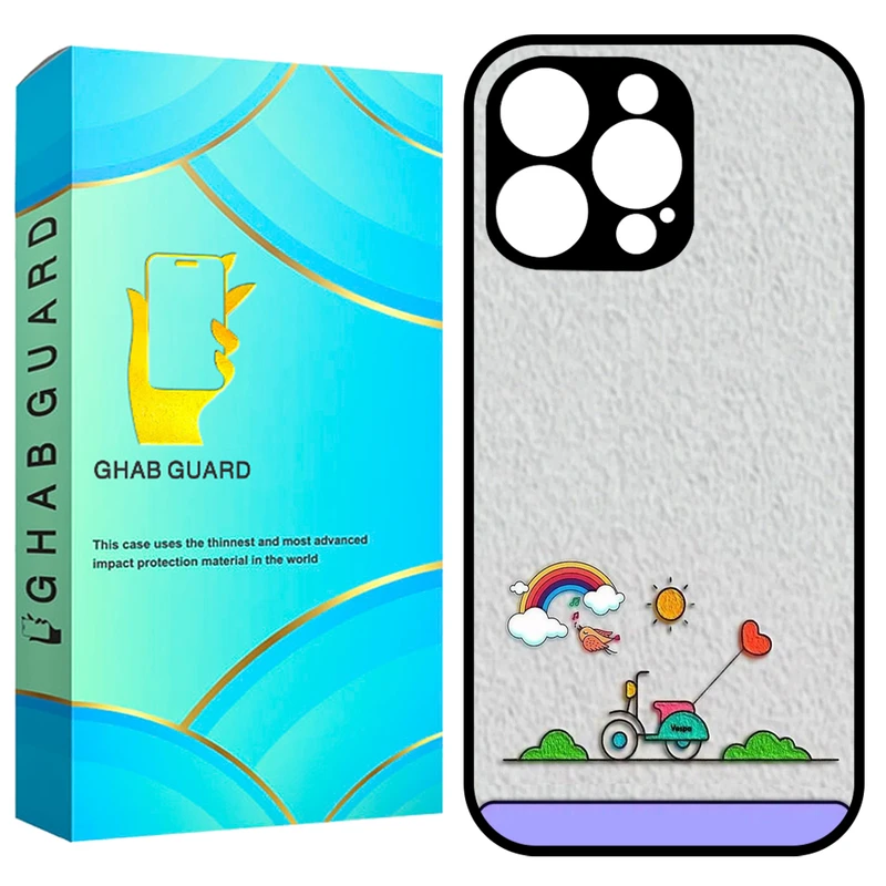 کاور قاب گارد طرح نقاشی مدل GCHP16P مناسب برای گوشی موبایل اپل iPhone 16 Pro