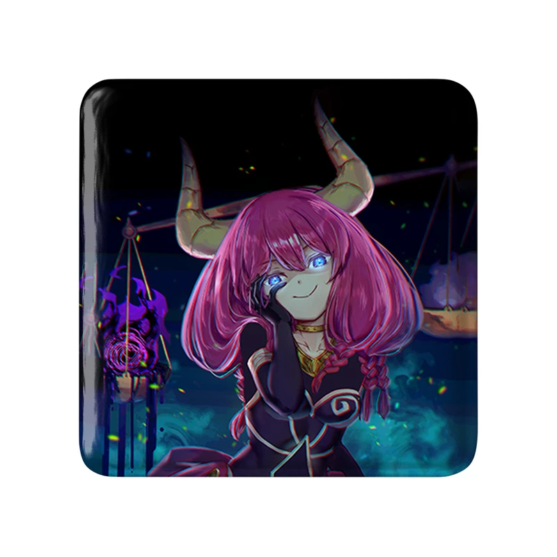 مگنت خندالو طرح آئورا انیمه فریرن مدل مربعی کد 32575