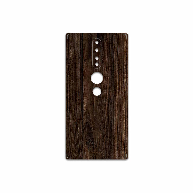 برچسب پوششی ماهوت مدل Dark Walnut Wood مناسب برای گوشی موبایل لنوو Phab2 Pro