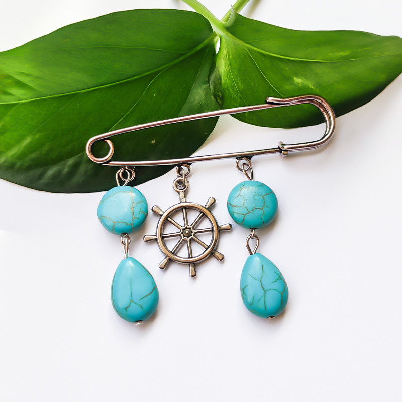 سنجاق سینه زنانه مدل افغان