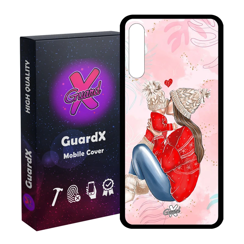 کاور گارد ایکس طرح دختر مدل Glass10335 مناسب برای گوشی موبایل هوآوی Y8P / P Smart S