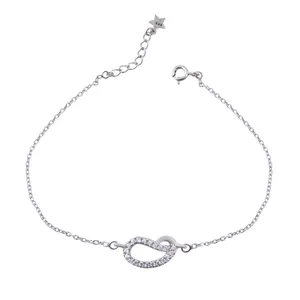   دستبند نقره زنانه بازرگانی میلادی کد DP_071