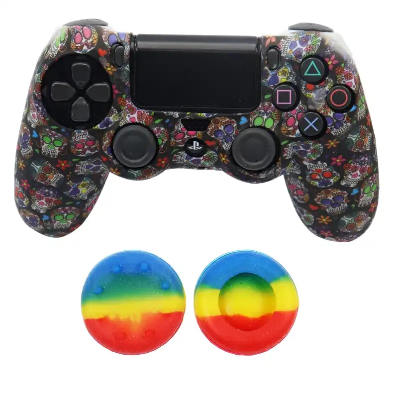 محافظ دسته پلی استیشن ۴ مدل Head skeleton کد 1007638 به همراه روکش آنالوگ