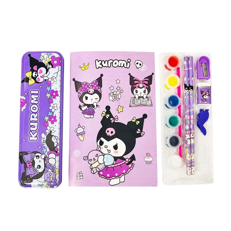 بسته رنگ‌آمیزی مدل کرومی عروسکی  کد 60  مجموعه 9 عددی