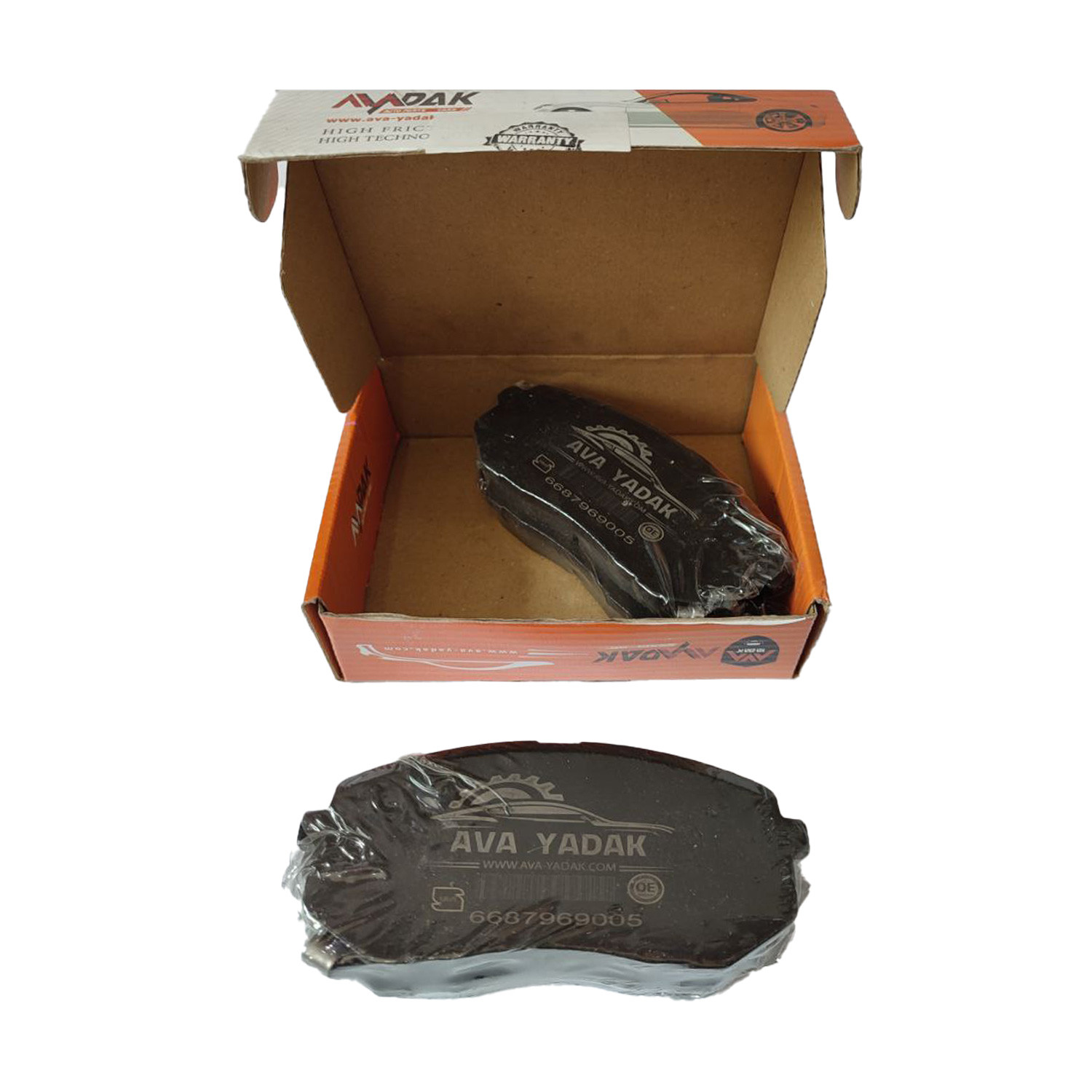 لنت ترمز جلو دیسکی آوا یدک کد 110015 مناسب برای هیوندای آزرا