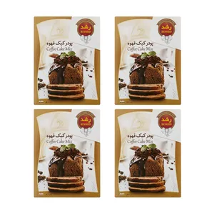 پودر کیک قهوه رشد - 400 گرم بسته 4 عددی