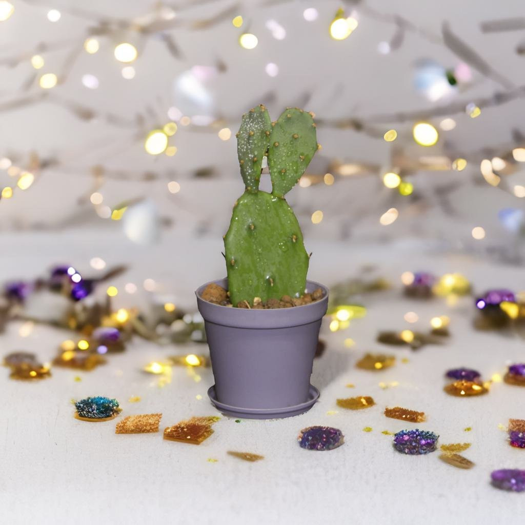 گیاه طبیعی کاکتوس مدل آپونتیا L-C-02