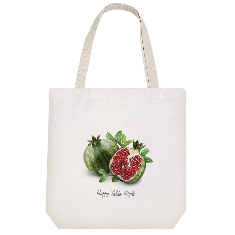 ساک خرید خندالو طرح انار شب یلدا کد 10861