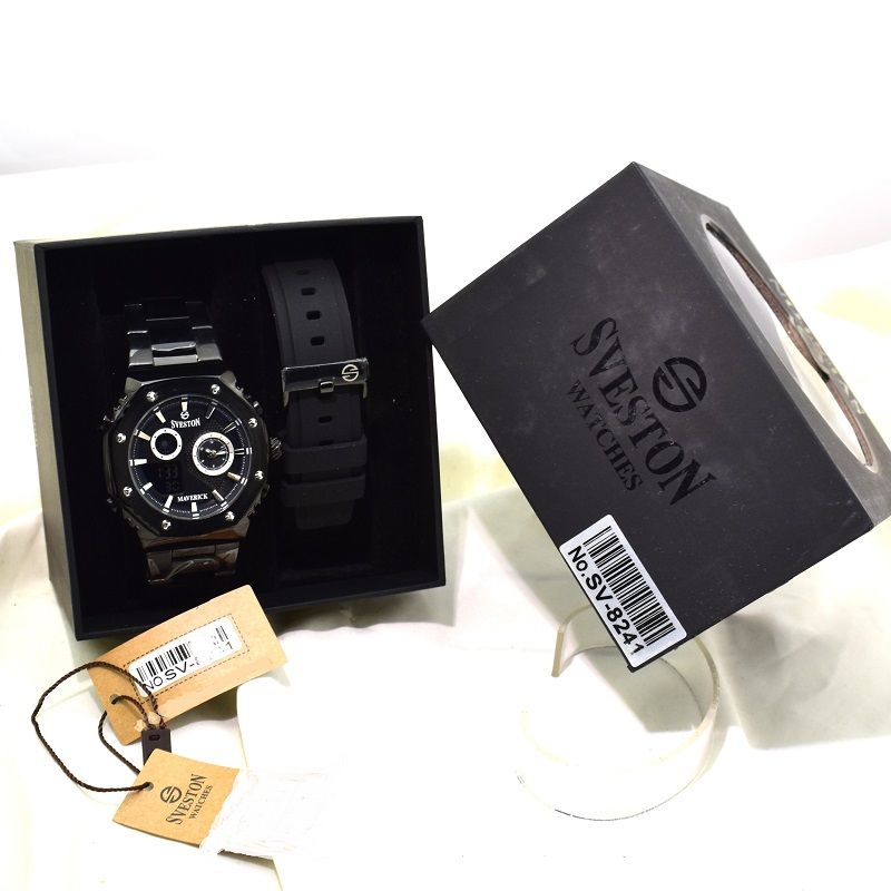 ساعت مچی عقربه‌ای مردانه سوستون مدل SV-8241G به همراه بند اضافه -  - 11