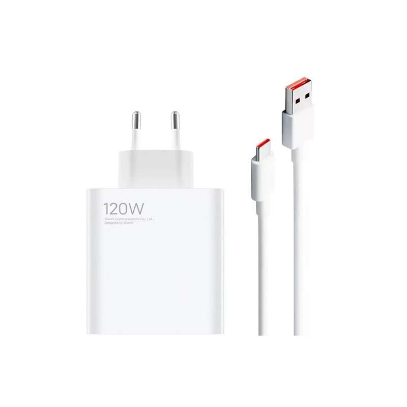 شارژر دیواری 33 وات مدل redmi note 12pro plus به همراه کابل تبدیل USB_C