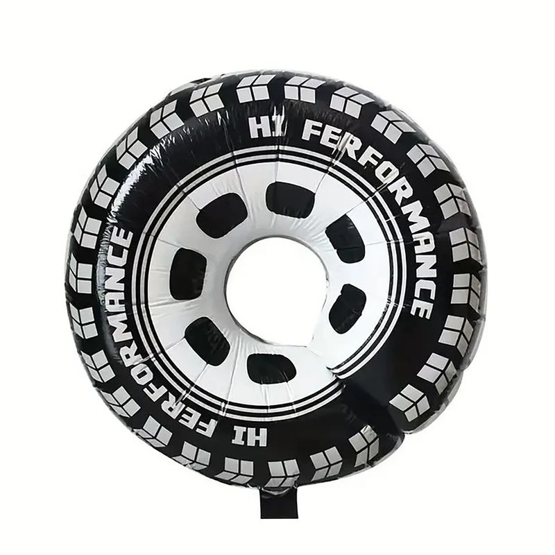 بادکنک فویلی سورتک طرح لاستیک ماشین کد ST0649