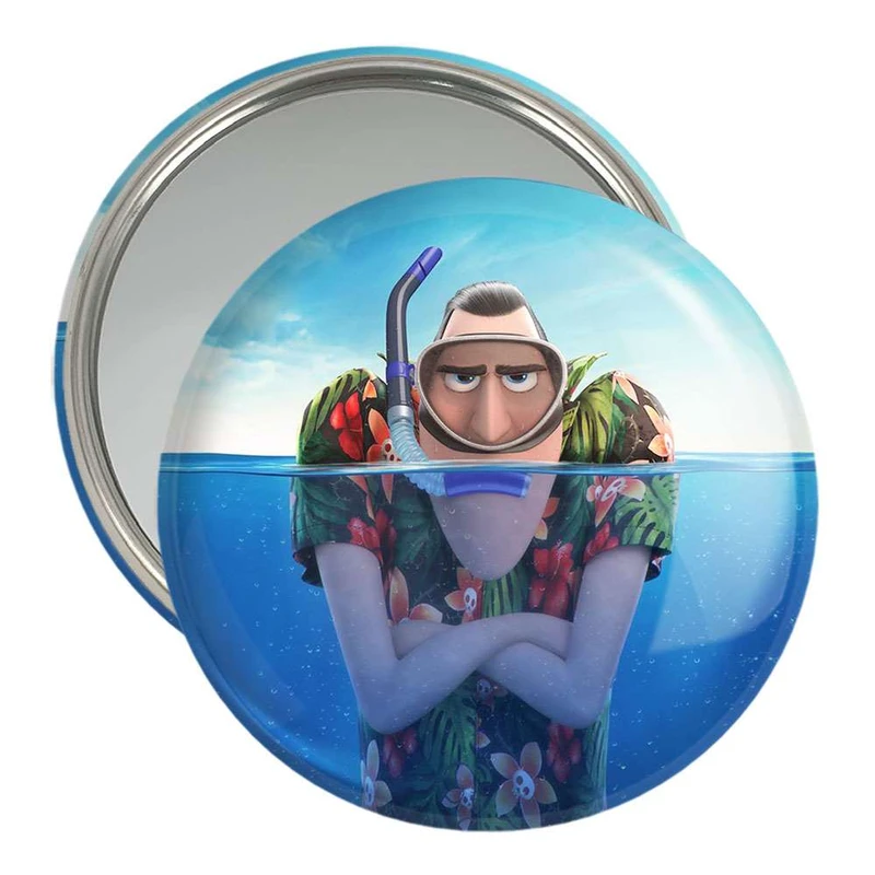 آینه جیبی خندالو طرح هتل ترانسیلوانیا کد 3737