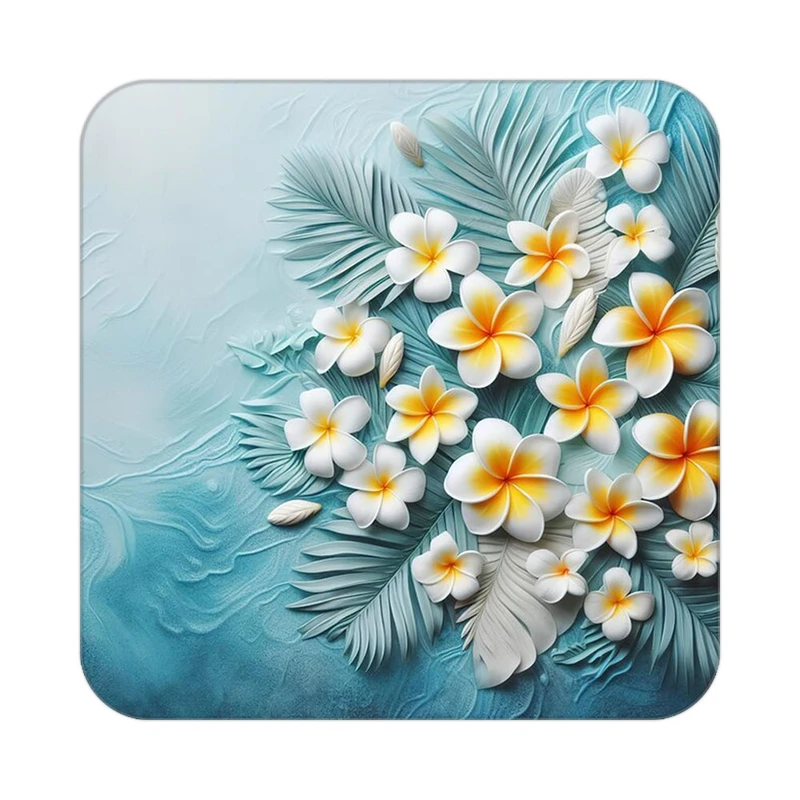 زیر لیوانی کاکتی طرح گل مدل mp18476