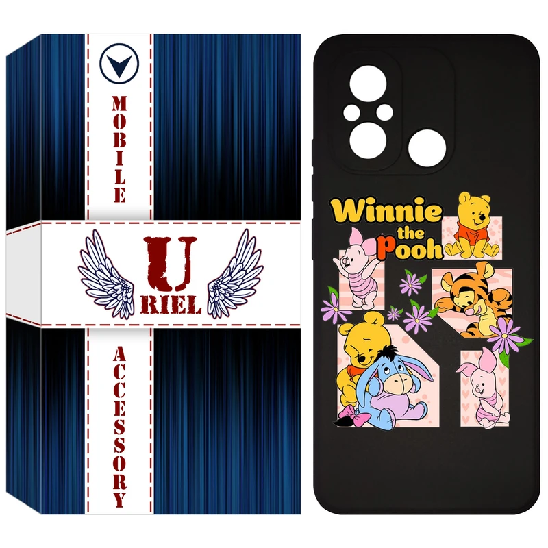 کاور یوریل قاب مدل KSH کد 56 طرح کارتونی مناسب برای گوشی موبایل شیائومی Redmi 12C