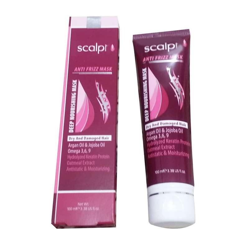 ماسک مو اسکالپی مدل ANTI FRIZZ MASK حجم 100 میلی لیتر