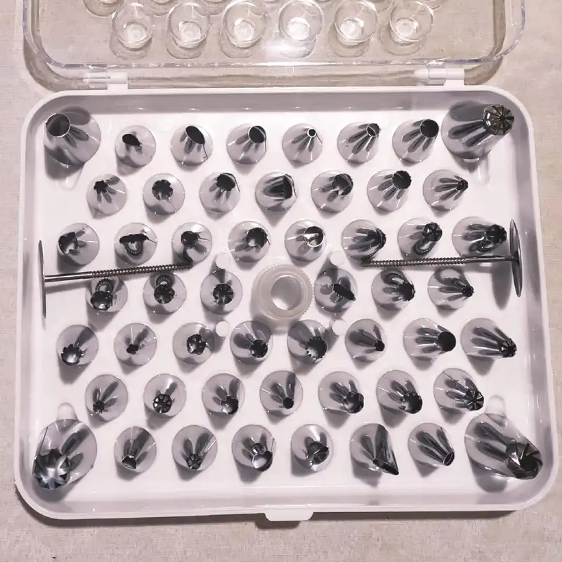 ماسوره شیرینی پزی مدل M55 مجموعه 52 عددی