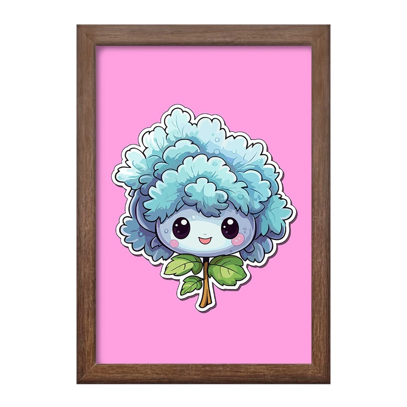 تابلو خندالو طرح گل و گیاه کد 36638