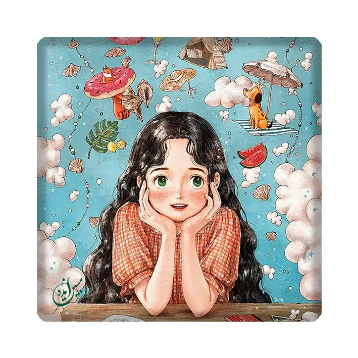 کاشی مبین ایده مدل دخترانه kh10 کد 583