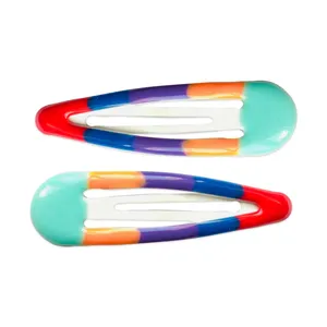 گیره مو زنانه مدل پاستلی کد 03 مجموعه 2 عددی