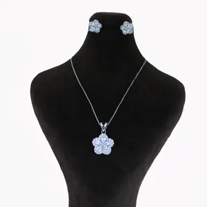 نیم ست نقره زنانه مدل 17