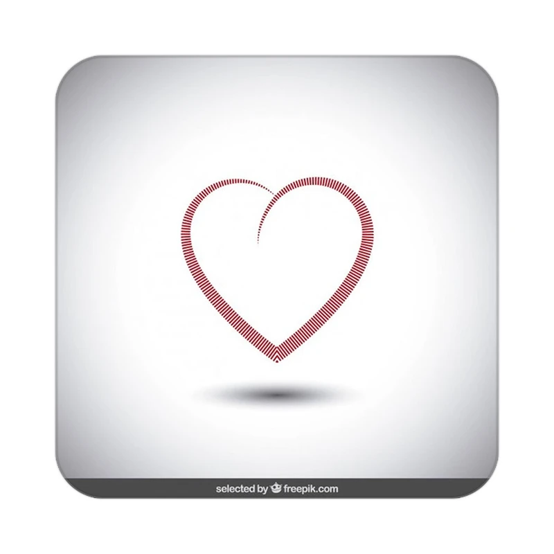 زیر لیوانی کاکتی طرح عاشقانه مدل mp39901