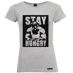 تی شرت آستین کوتاه زنانه 27 مدل Stay Hungry کد MH1054