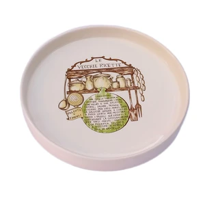 دیس سرامیکی طرح Italian Old Recipe کد 03
