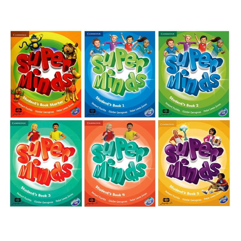 کتاب Superminds اثر جمعی از نویسندگان انتشارات سپاهان 6 جلدی