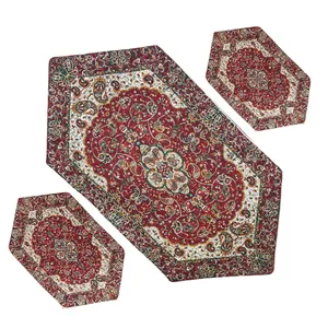 ست سه تکه رومیزی مدل شاه عباسی کد ZLS3-3