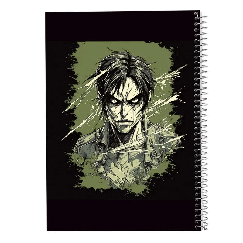 دفتر ژورنال نویسی 50 برگ مدوپد مدل نقطه ای طرح Attack on Titan کد DF10376