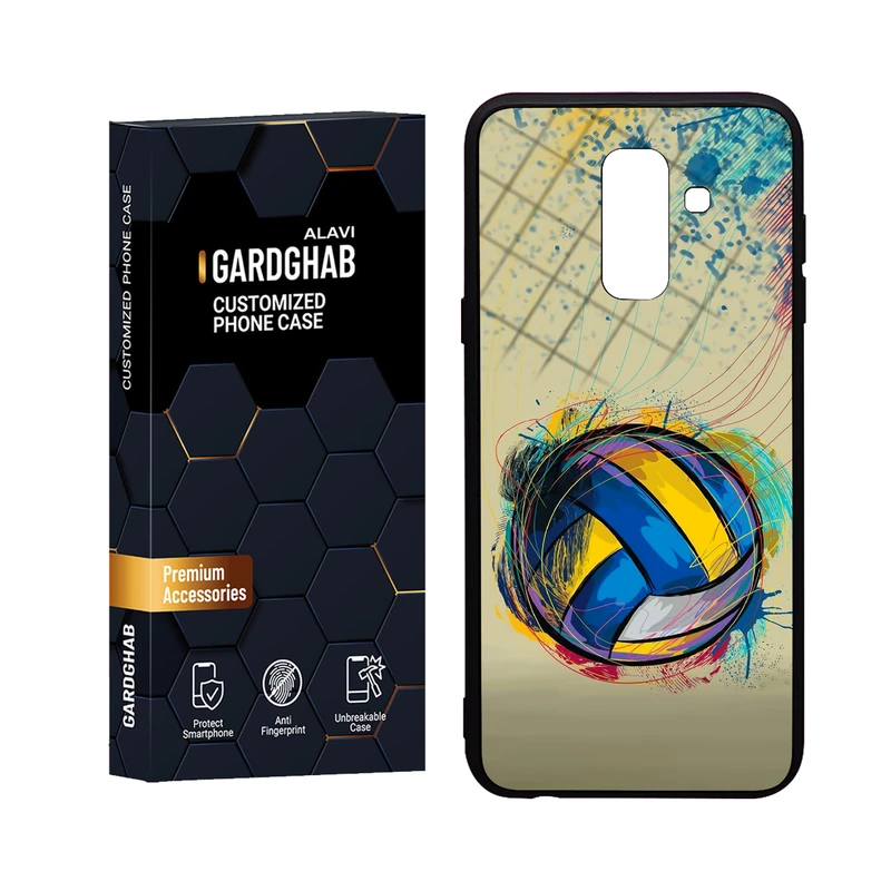 کاور گارد قاب علوی مدل Glass مناسب برای گوشی موبایل سامسونگ Galaxy J8 2018