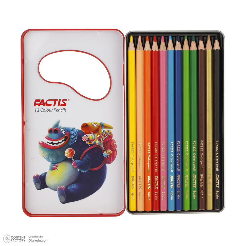 مداد رنگی 12 رنگ فکتیس مدل F071120121004