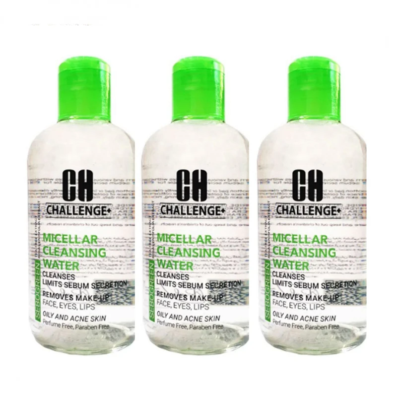 محلول پاک کننده آرایش چلنج مدل ACNE حجم 250 میلی لیتر  مجموعه 3 عددی