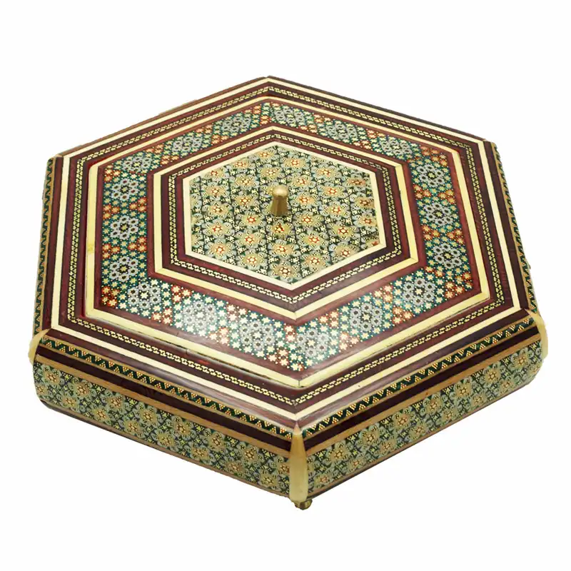 شکلات خوری هوریکس مدل خاتم کاری کد 10