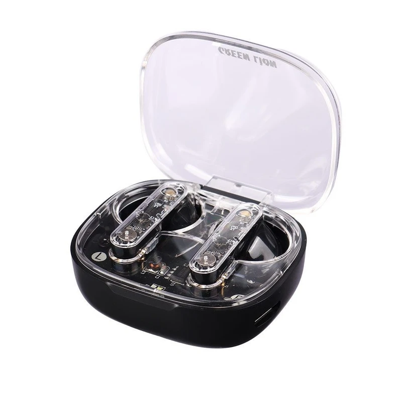 هدفون بی سیم گرین لاین مدل NG PORTABL TRANSPARENT PURE PRO