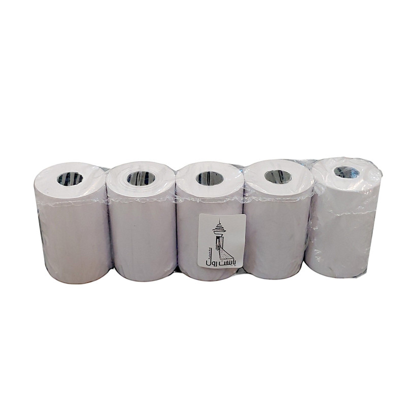 کاغذ پرینتر حرارتی پایتخت رول مدل W80mm بسته 5 عددی
