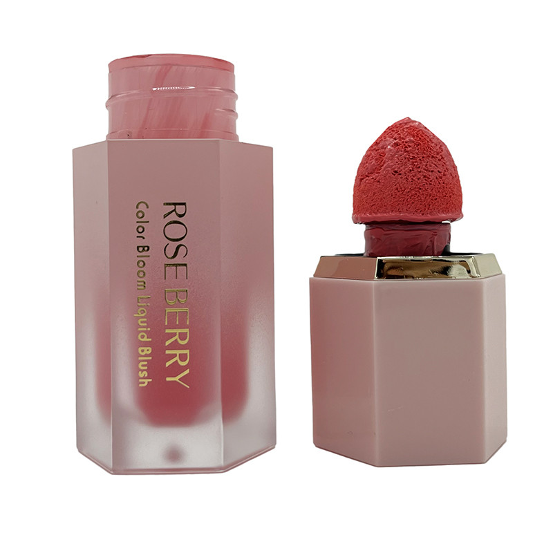 رژ گونه مایع رزبری مدل blush کد 01 مجموعه 4 عددی
