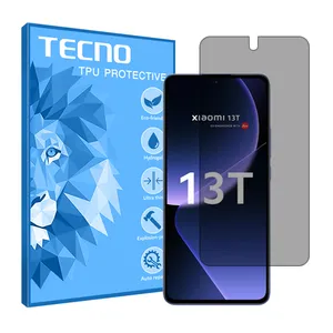 Tecno brand shockproof Privacy screen protector glass for Xiaomi 13T