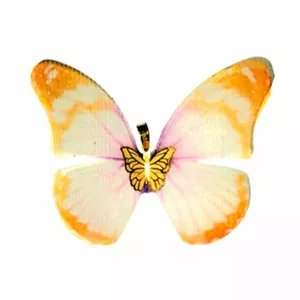 آویز گردنبند طلا 18 عیار زنانه مدل پروانه کد K010