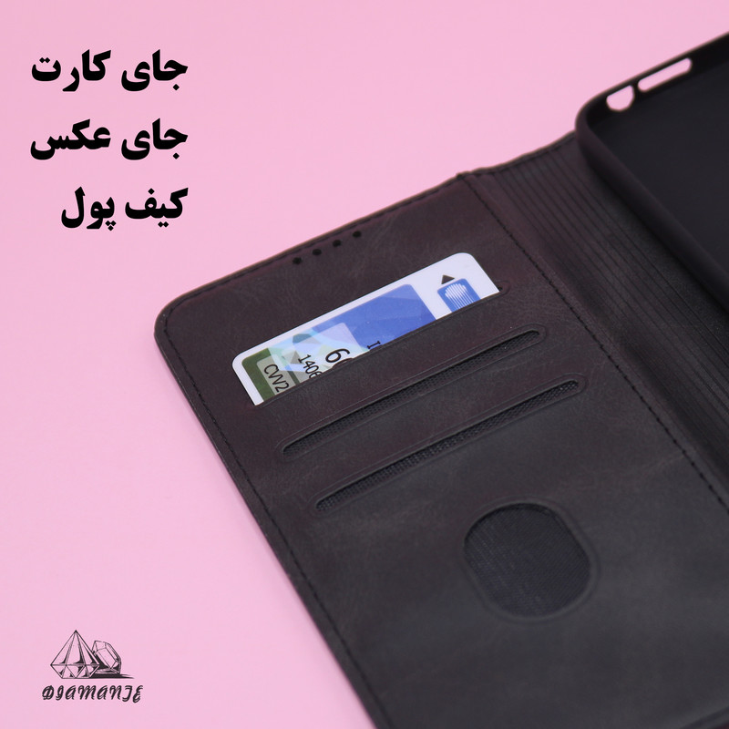 کیف کلاسوری دیامانته مدل Nezhad Bk مناسب برای گوشی موبایل سامسونگ Galaxy M22