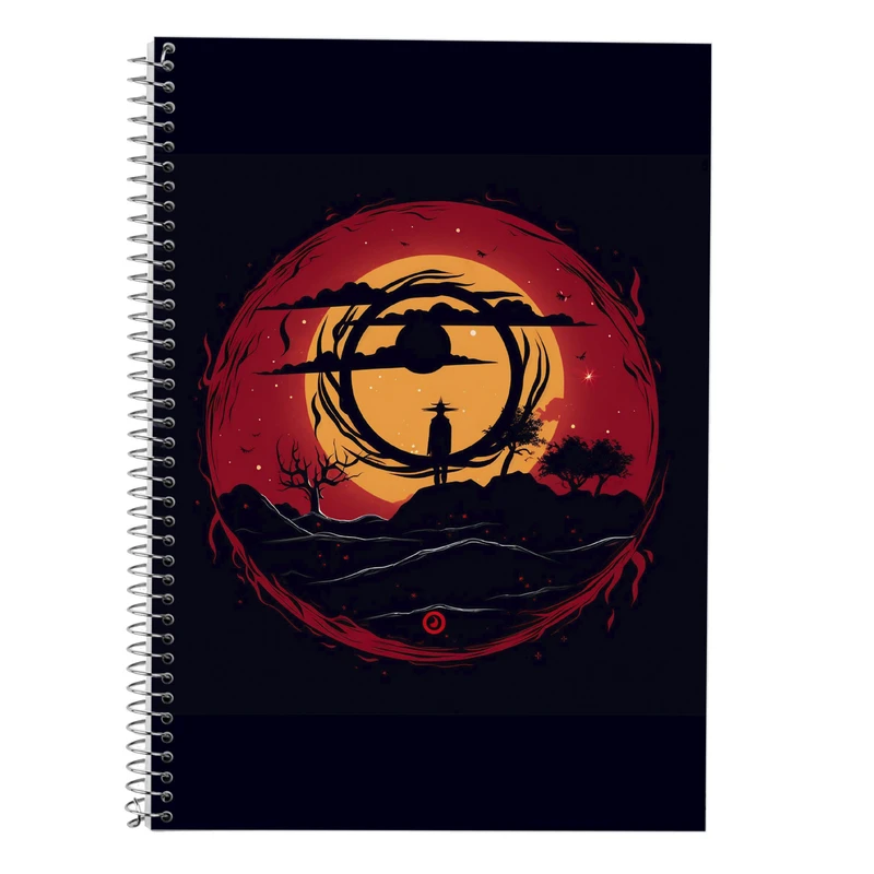 دفتر زبان 50 برگ مدوپد مدل Naroto کد DF11157