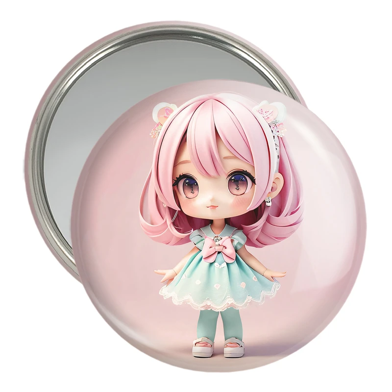 آینه جیبی خندالو مدل دخترانه (Girlish) کد 36879