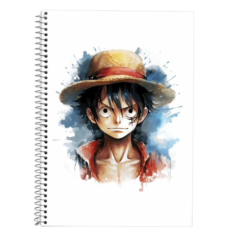 دفتر زبان 50 برگ مدوپد مدل سه خط طرح وان پیس One Piece کد DF11778