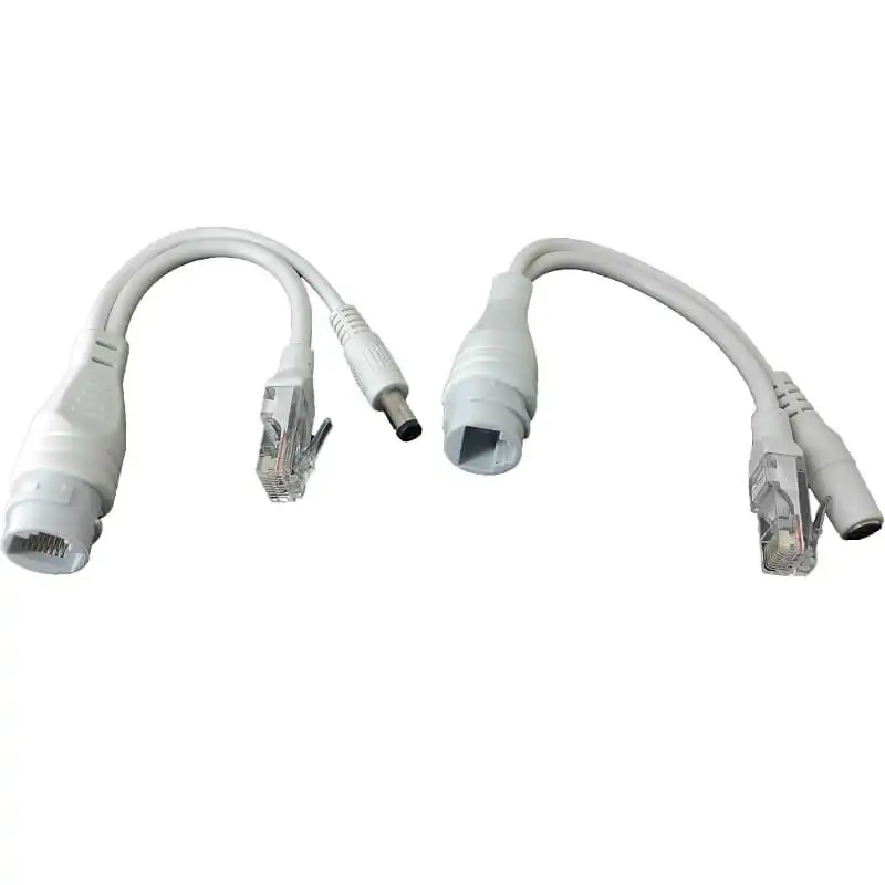 کابل PoE اترنت مدل 12v بسته دو عددی