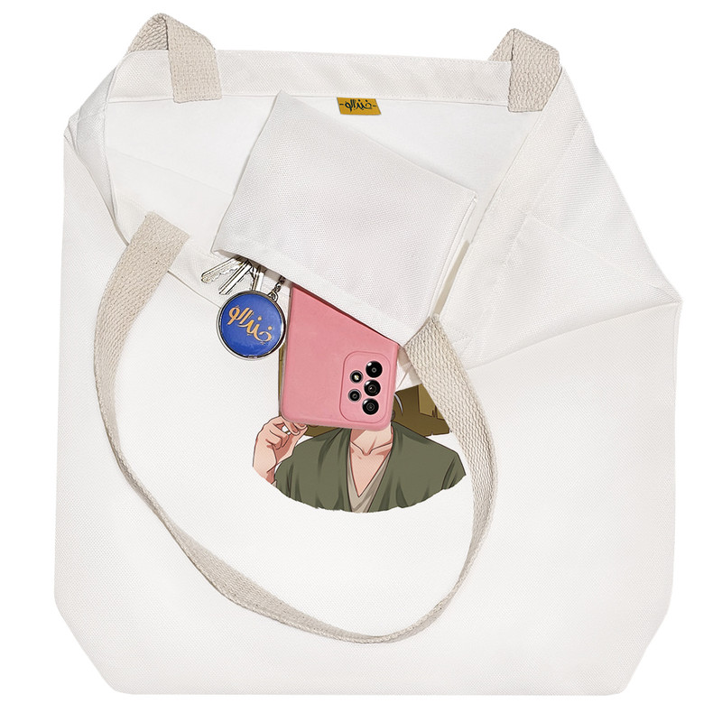 ساک خرید خندالو مدل فوشی انیمه به تو ای ابدی کد 1295