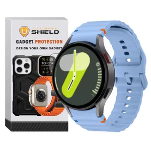 بند آلتیمیت شیلد مدل Silic ARC مناسب برای ساعت هوشمند سامسونگ Galaxy Watch 4/5/6/7/FE size 40/43/44/46/47mm