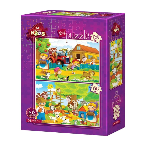 پازل 35 و 60 تکه آرت پازل مدل (5583) The Farm Life