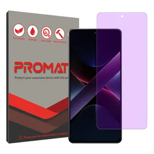 Promate Resistant model Anti-Purple ray screen protector suitable for Xiaomi Poco X7 mobile phone 