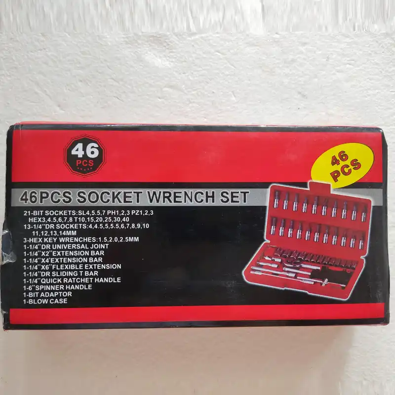 آچار بکس مدل TSS 12 4- 45 مجموعه 46 عددی